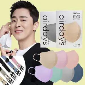 에어데이즈 프리스타일 컬러 마스크 씨타입 30매