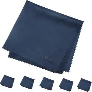 Bqover 6 팩 11 x11 초대형 극세사 안경 청소복 프리미엄 및 스크린 클리너
