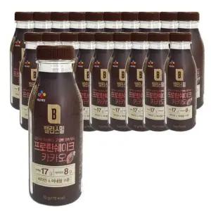 밸런스밀 카카오 프로틴 쉐이크 20개 식사대용 선식