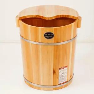 편백나무 족욕통 발마사지 히노끼 편백 발찜질   디톡스