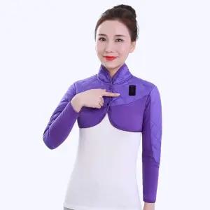 오아픽 11번가 전기 온열 어깨 찜질기 보온 조끼 압축 등 목 경추 열