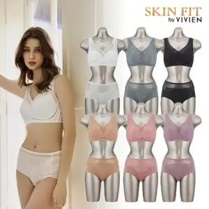 비비안 리프팅커버 부유방 노와이어 여성속옷세트 12종