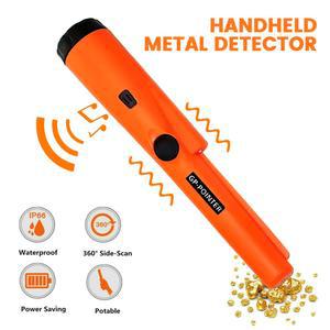 보물 찾기 휴대용 금속 방수 금 탐지기 조절 Pinponter 감도 프로브