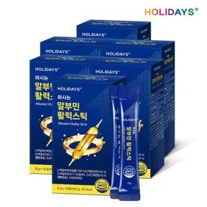 홀리데이즈 마시는 알부민 활력스틱 30포 6박스
