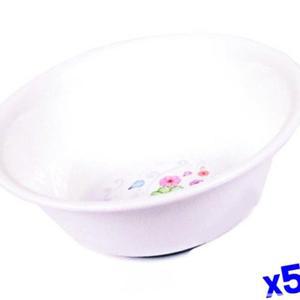 [2개구성] 가정 및 업소용 페러스 소형 x5개 세수 욕실 세면 다용도세숫 목욕 튼튼한 대야 KWF7CB96