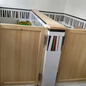 스윙 도어 중문 울타리 문 간이중문 카페 레스토랑용