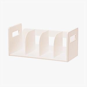 [2개구성] 4단 그레이 맥스 정리함 스모그 오피스디포 책꽂이 시스 수납함 NWB7DFBE