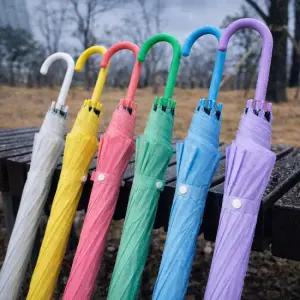 [1 +1특가] 경량 파스텔 장우산 투명우산 튼튼한 고급 가벼운 비닐 우산