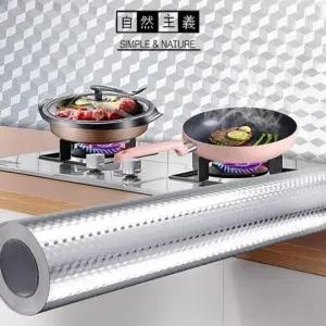 기름때방지 주방시트지 벽면 은색 400cm