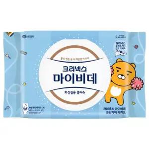 크리넥스 마이비데 클린케어 카카오프렌즈 물티슈 40매