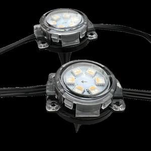 스테이크 RGB 픽셀 내부 접지 블랙 와이어 WS2811 TM1814-RGBW DC12V 24V IP68 0.72W 1.44W 18AWG 세트당 3