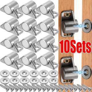 자석 캐비닛 도어 캐치 아연 스틸 가구 스토퍼 마그네틱 래치  클로젯 찬장 하드웨어용