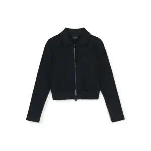 MLB자켓 GQC 3FTRB1151-50BKS 여성 베이직 골지 슬림핏 크롭 집업 뉴욕양키스