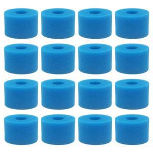 Intex Pure Spa 재사용 가능 세척 폼 온수 욕조 필터 카트리지 S1 용  16개