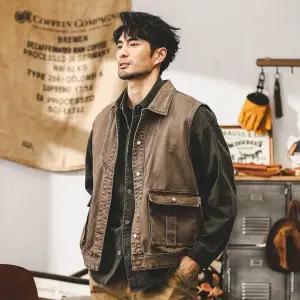 남사친 가을 캐주얼 빈티지 민소매 아웃도어 기능 자켓 조끼 코트 낚시 카고 헤비 BE3