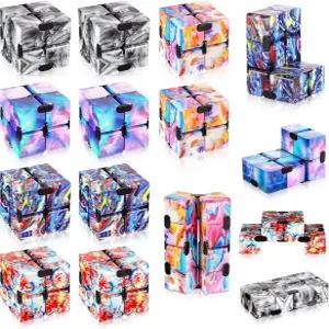 갤럭시 10개 큐브 대량 선물 우주비행사 감각 스트레스 불안 쿨 핸드 미니 킬 타임 파티 ADHD 스터퍼 선호