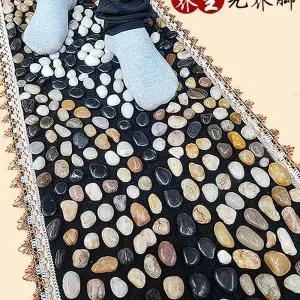 자갈 조약돌 매트 발지압 패드 맨발걷기 컬러풀 소형(40x60cm)