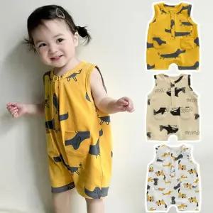 퍼피 웨일 투포켓 아동민소매우주복 205158 KpG5+2CKY