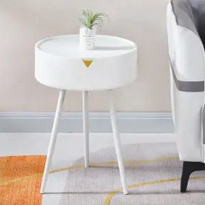 원형 서랍 침대 사이드테이블 소파 미니협탁