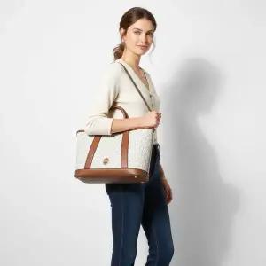 [마이클코어스] 루이사 로고 사첼 토트백 바닐라브라운 151659638