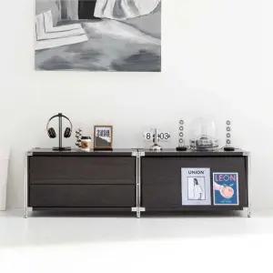 북유럽 거실 수납 LP수납장 레코드판 LP장 카운터