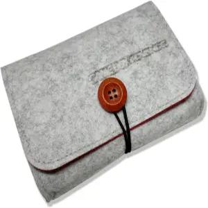 닌텐도 게임보이 어드밴스 그레이용 펠트 소프트 휴대용 케이스 - 여행용 레트로 게임 콘솔용 보호 파우치