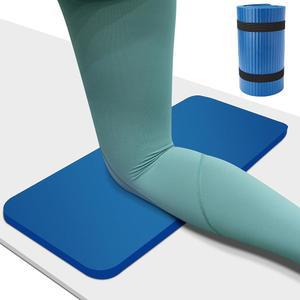 요가 무릎 패드 쿠션 0.8인치(20mm) 두꺼운 매트, 무릎, 팔꿈치, 손목 및 등 없는 스트랩, 홈 헬스장용 운동 필라테스, 플랭크, 복근 롤러(24