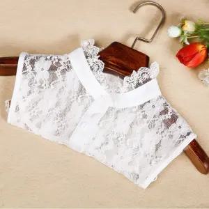 차이나카라 레이스 페이크카라 반목 이너 넥케이프 QEE4+2LVN