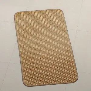 유모차 시트 매트 패드 커버 유치원낮잠용으로 특별히 제작된 여름철 사용한 양면 천연 라탄 및 아이스 실