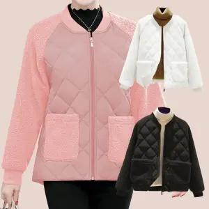 패딩 퀼팅 깔깔이 누빔 뽀글이 자켓 점퍼 플리스 GFB3+5aYk