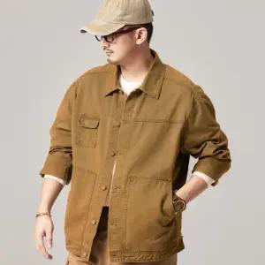 청 남친 카고 고품질 봄가을 코트 슬림 시크 자켓 코튼 MF1