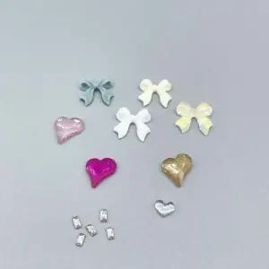 리본 하트 크리스탈 네일 파츠 큐빅 Hhy2+7OKn