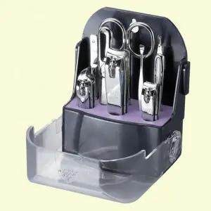 실버 손톱깎이 8종 세트 TS-090C 매니큐어 발톱깎이 미용 도구 스탠드형