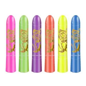 어두운 블랙 라이트 페이스 바디 페인팅 크레용 네온 메이크업 키트 할로윈 생일 홀리데이 레이브 파티를