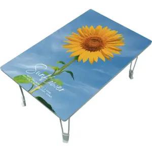 집들이선물추천 원룸 거실 그림 액자 겸용 접이식 좌식 테이블 001-하늘바라기_A