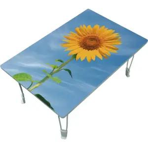 집들이선물추천 원룸 거실 그림 액자 겸용 접이식 좌식 테이블 002-하늘바라기_B