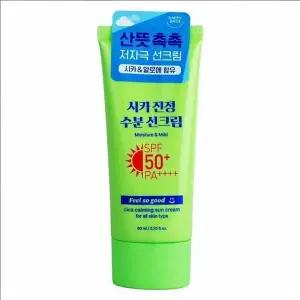 [셀러허브]VBTM 해피바스 필쏘굿 시카 진정 수분 선크림 SPF50+ PA++++ (S39081121)