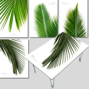 집들이선물추천 원룸 거실 그림 액자 겸용 접이식 좌식 테이블 베스트-야자수