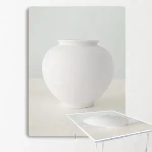 집들이선물추천 원룸 거실 그림 액자 겸용 접이식 좌식 테이블 11-달항아리04