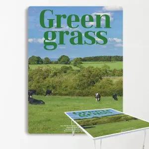 집들이선물추천 원룸 거실 그림 액자 겸용 접이식 좌식 테이블 28-잔디