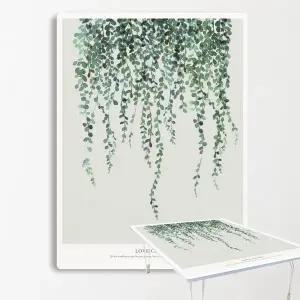 집들이선물추천 원룸 거실 그림 액자 겸용 접이식 좌식 테이블 47-러브체인