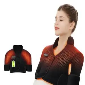 어깨 온열 마사지기 충전 뒷목 이완 안마기 핫팩 충전식 발열
