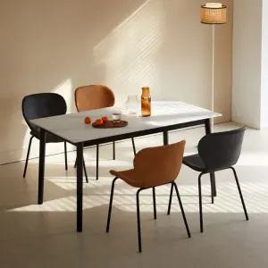 베스트리빙 스칸디 뮤즈 12T 포세린 세라믹 4인(1400) 식탁세트/의자 4개