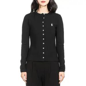 [폴로]랄프로렌 포니 자수 버튼 티셔츠 블랙 142822021