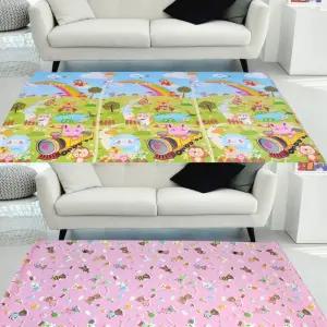 거실 어린이집 대형 동물 그림 PVC 놀이방 바닥 매트 유치원 아동 실내 아기 아이