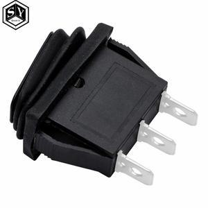 KCD3 -3핀 12V 220V LED 라이트 20A 온오프 직사각형 롱 로커 스위치 방수 IP67 자동차 대시보드 선박용