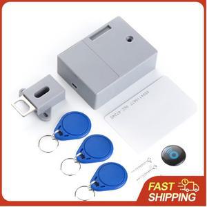 서랍 잠금 감지 IC 카드 센서 캐비닛 스마트 스마트락 DIY 무타공 숨김형 디지털 잠금장치