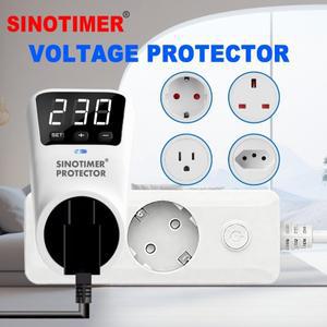 자동 전압 보호 소켓 전원 EU 플매트 카펫 러그 AC 220V 미국 조정 가능 고정 16A 안전 냉장고 콘센트