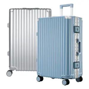 지오트프리미엄 원터치 캐리어 폴리카보네이트 TSA 금고형 알루미늄 프레임 캐리어 버클형