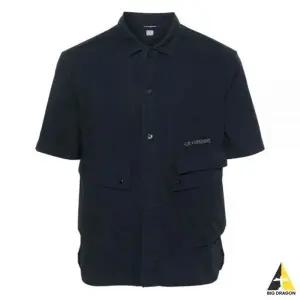 [CP컴퍼니] 포플린 포켓 반팔 셔츠 97518078